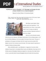 Download A Different Kind of Student US-Senegal exchange attracts unique students to a unique program by Division of International Studies at UW-Madison SN13463890 doc pdf