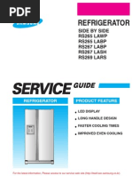Download Samsung Side-By-side Refrigerator - Rs265 Series by tunet1106 SN134640114 doc pdf