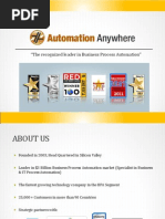 Automation Anywhere Introduction - PPSX