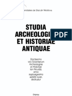 Cavruc Studia Archeologiae Et Historiae Antiquae 2009