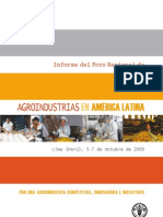 Aroindustria en America Latina