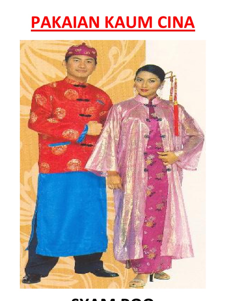 Pakaian Kaum Cina Pdf