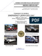 Emergency Services Day: Media Release