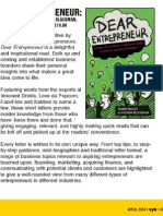 Dear Entrepreneur - Start Your Business Magazine