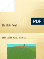 My Kodu Game