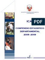 Compendio Estadístico Departamental ICA 2008 - 2009