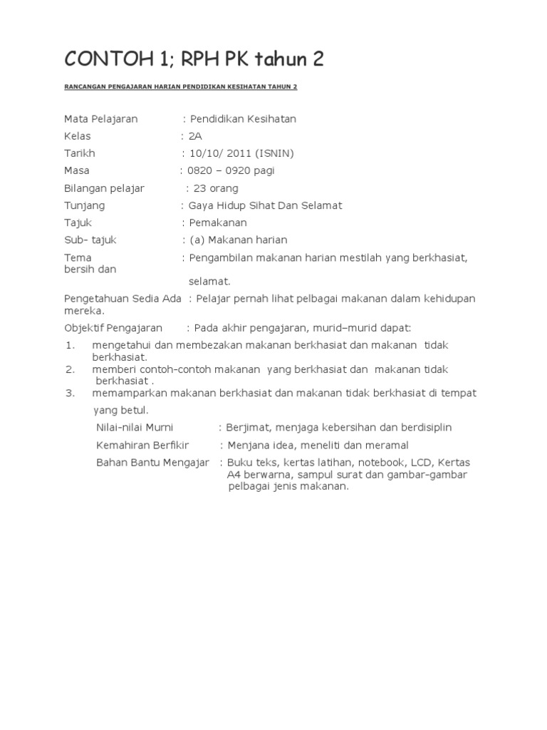 RPH PK | PDF