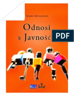 Knjiga Odnosi Sa Javnošću