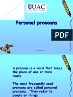 Personal Pronouns