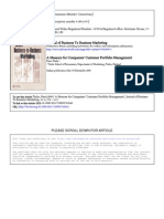 A Measure For Companies' Customer Portfolio Management PDF