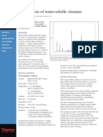 Fast Analysis of Water-soluble Vitamins