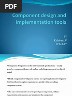 Component Design and Implementation Tools