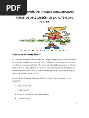 Composicion De Juegos Organizados Educacion Fisica Adultos