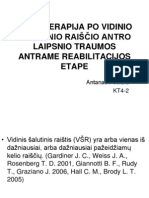 Kineziterapija Po Vidinio Šalutinio Raiščio Antro Laipsnio Traumos