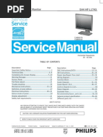 AOC Service Manual HP-L1740_A00 Monitor Lcd