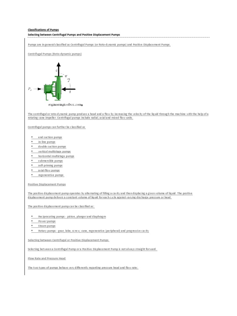 Pump Npsh Net Positive Suction Head Download Free Pdf Pump Pressure