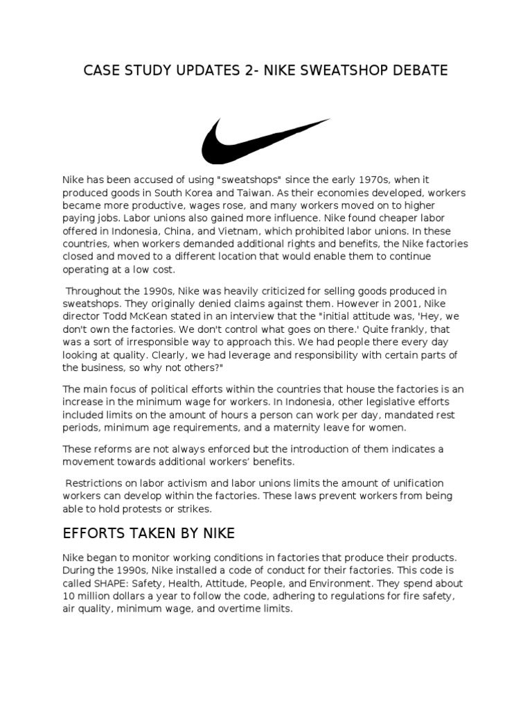 nike code of ethics