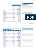 January 2013: Sun Mon Tues Wed Thu Fri Sat