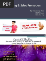 Advertising & Sales Promotion