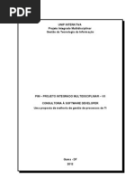 Projeto Integrado Multidiciplinar- PIM - VII