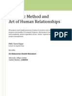 Scientific Method and Art of Human Relationships