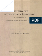 Petrology of Alkaline (1944 Southern Sweden)
