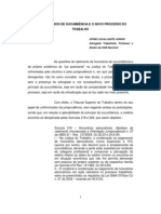 Honorarios Sucumbencia - Justiça do Trabalho