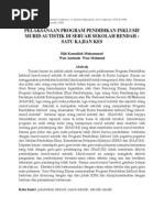 Pelaksanaan Program Pendidikan Inklusif Murid Autistik Di Sebuah Sekolah Rendah-Satu Kajian Kes