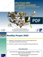 Healthy People 2020: A Tool for a Healthier Community by Yen Luong