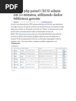 Download Criando Php Painel CRUD Admin Em 10 Minutos by Eli Alvim SN134770297 doc pdf