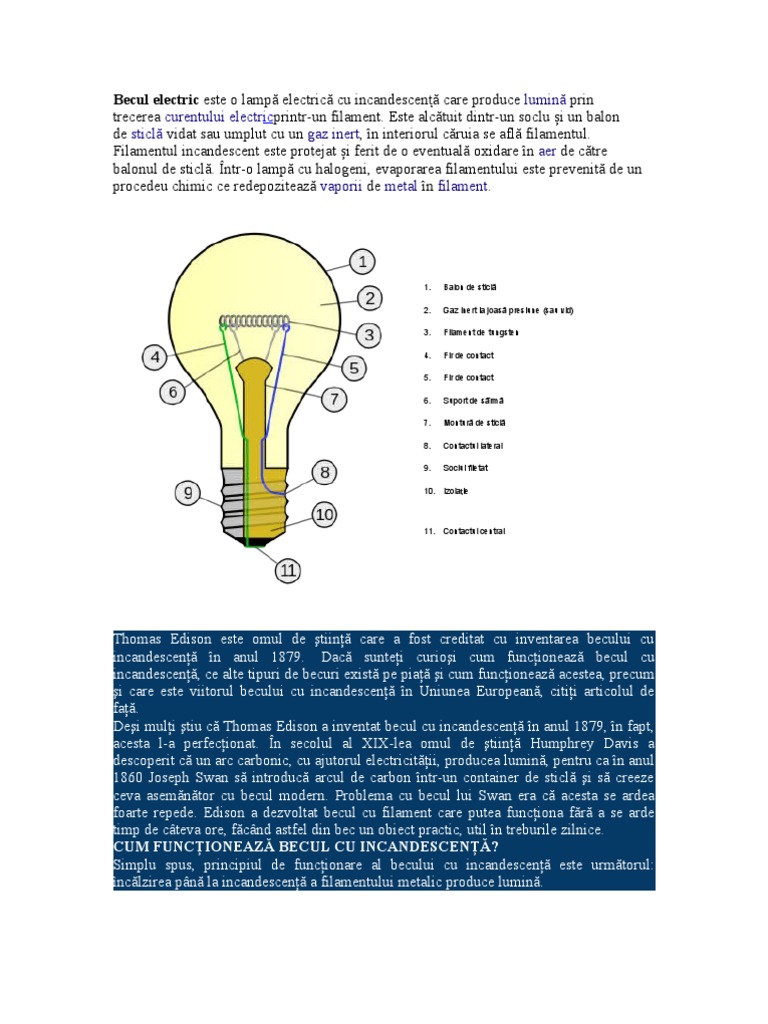 Becul Electric | PDF