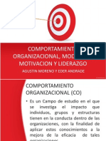 Comportamiento Organizacional, Modelo de Motivacion y Liderazgo