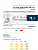 3 Lista de Exercicios Complementares de Matematica