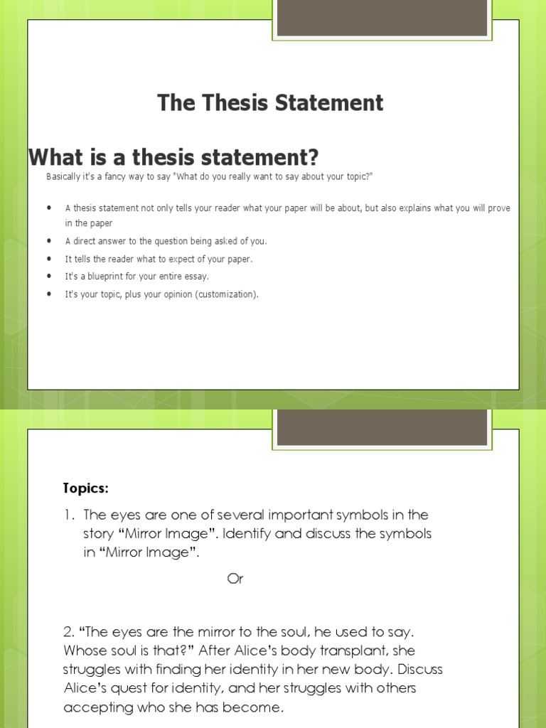 Mirror image plot diagram picture