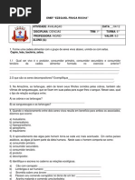 PROVA 6 E 7° ANO