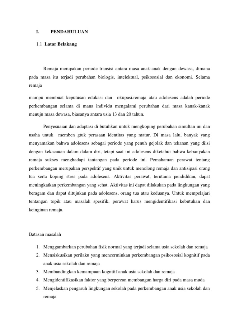 Makalah Remaja Pdf