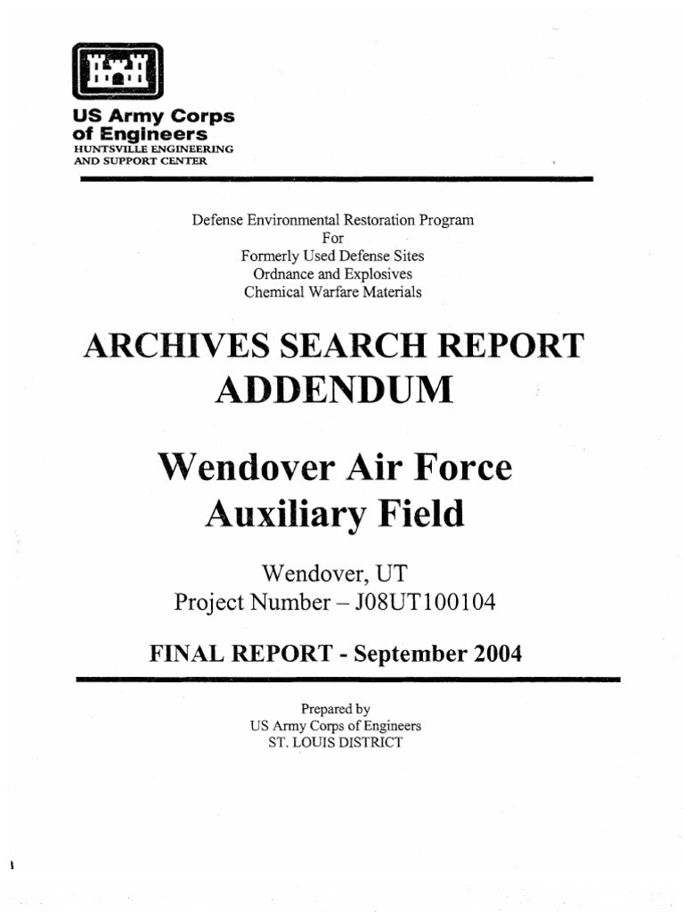 Wendover Auxiliary Field | Ammunition | Explosive Material - 