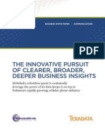 The Innovative Pursuit of Clearer, Broader, Deeper Business Insights