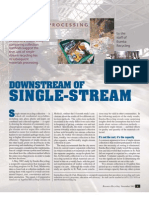 Downstream of Single Stream, Resource Recycling