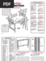 Loft Bed Plans