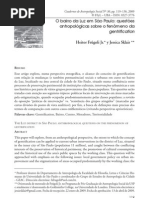 Heitor Frúgoli Jr. - Luz e Gentrificação