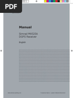Simrad MX525A Manual