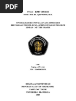Download TUGAS RISET OPERASIdoc by Sugeng Adi Prasetyo SN134834381 doc pdf
