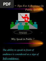 Tips for Public Speaking