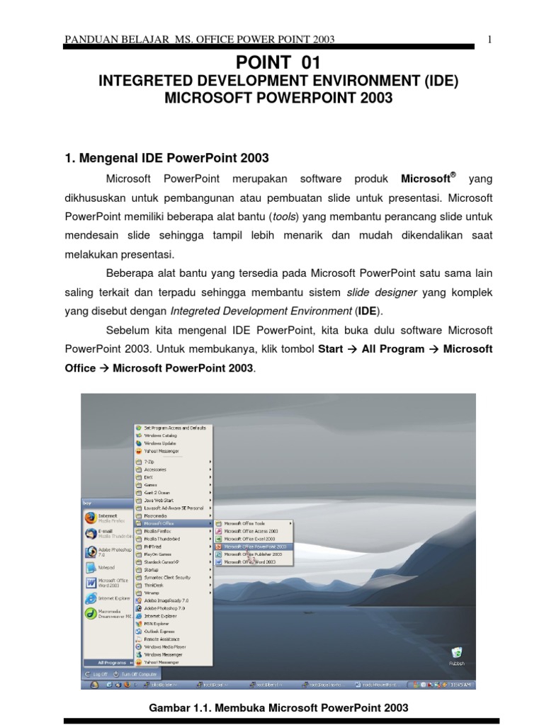 Panduan Belajar MS PowerPoint 2013 | PDF | Seni | Komputer