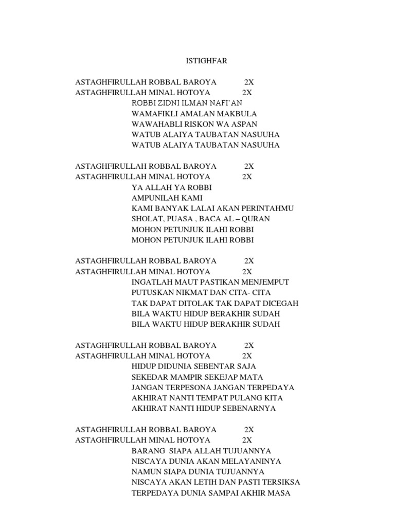 Istighfar Pdf
