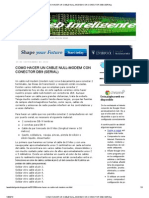 Como Hacer Un Cable Null-Modem Con Conector Db9 (Serial)