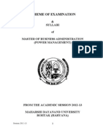 2-Year MBA (Power Management) 2012-13 PDF