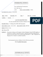 Withdrawal Notice For FBI Document About Embassy Bombings From 9/11 Commission's Files