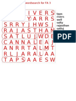 Wordsearch For FA 3